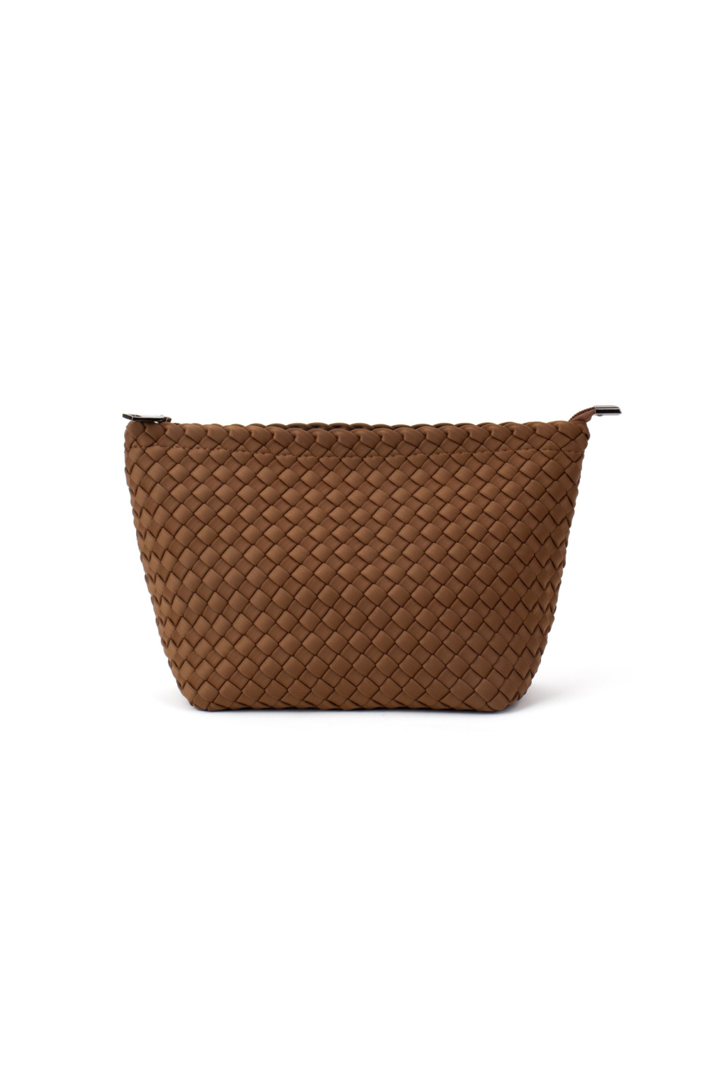 Woven Cosmetic Bag Brown
