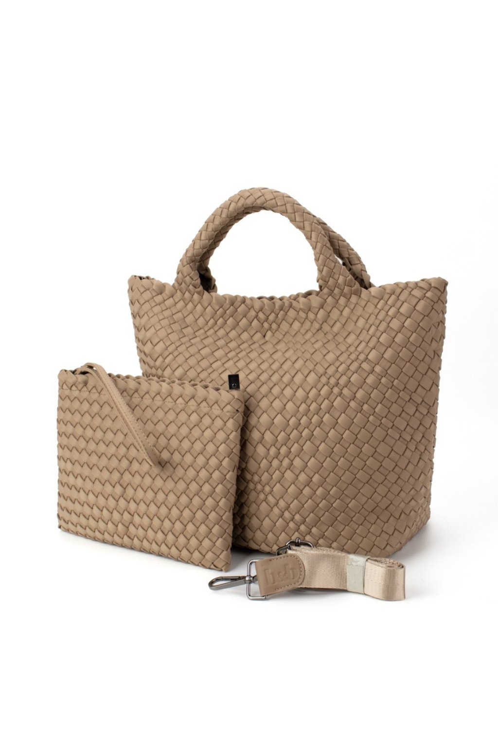 *NEW* Beige Woven Crossbody