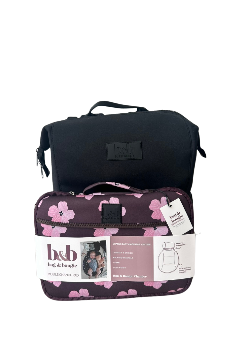 Diaper Backpack & Change Pad Bundle