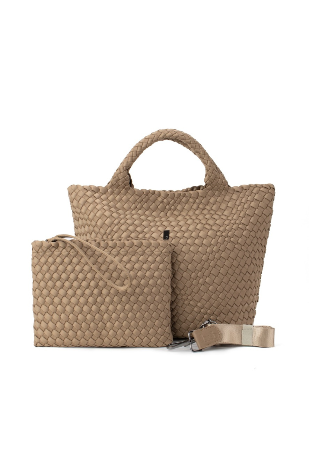 *NEW* Beige Woven Crossbody