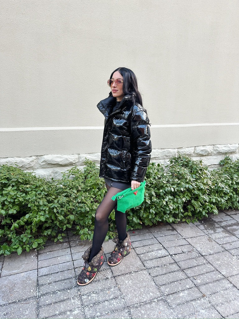 Terry Pouch in Green
