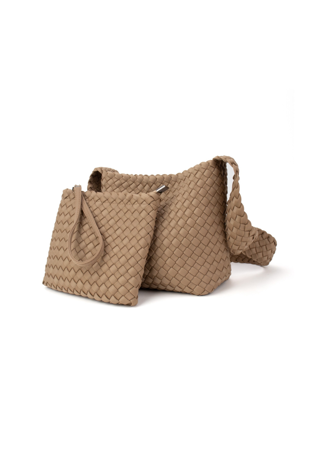 Hobo Woven Crossbody Brown