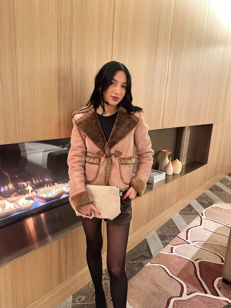 Terry Pouch in Beige