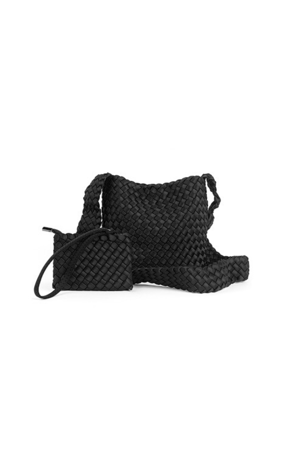 Hobo Woven Crossbody Black *Back in Stock*