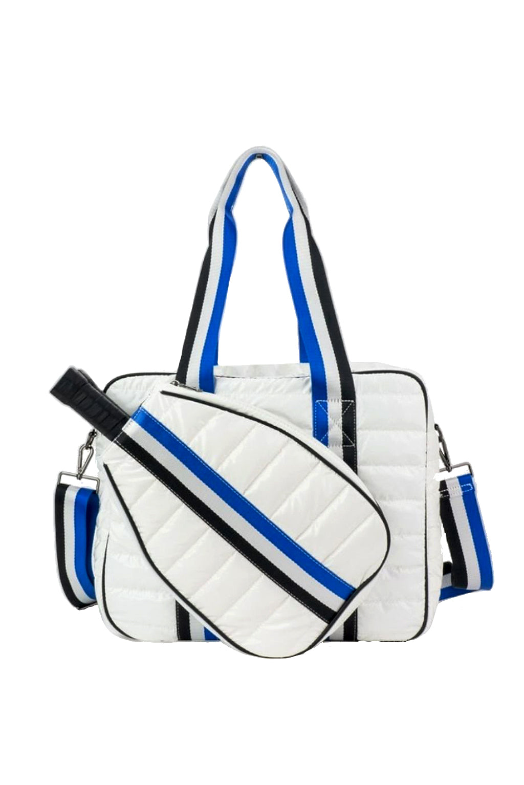 Pickleball Puffer Bag- White