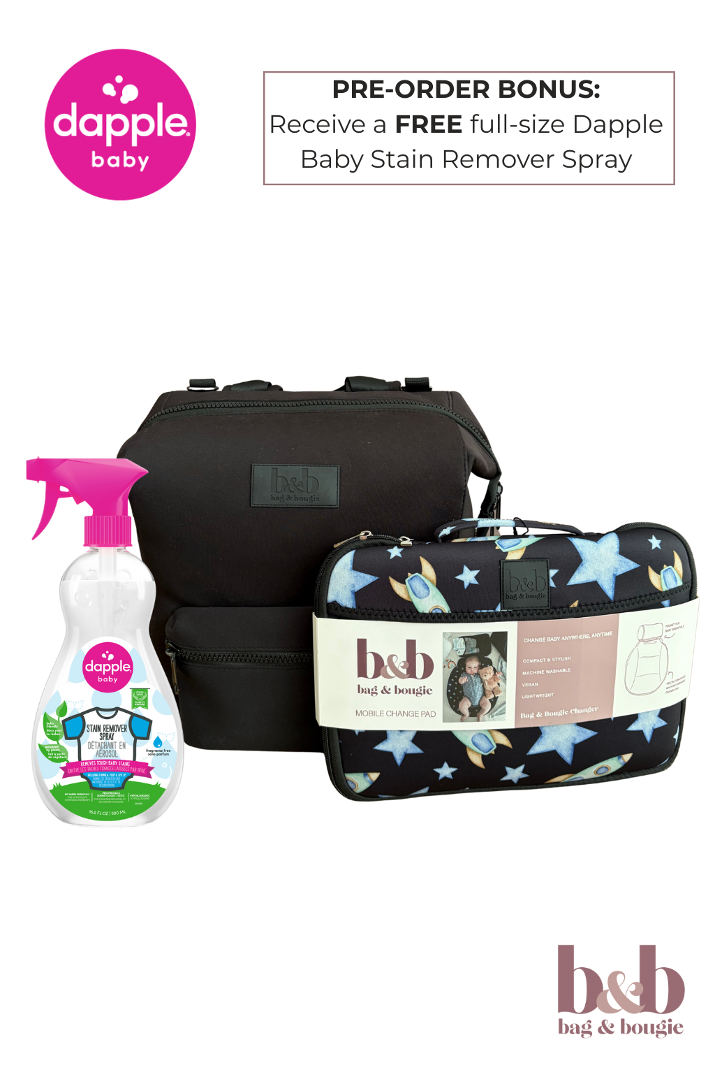 Diaper Backpack & Change Pad Bundle *PRE-ORDER*