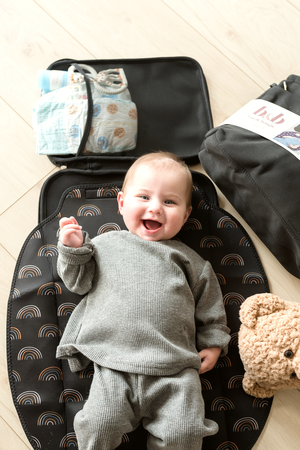 Diaper Backpack & Change Pad Bundle