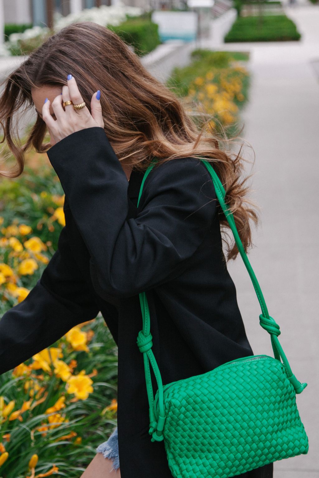 Kelly Green Mini Crossbody
