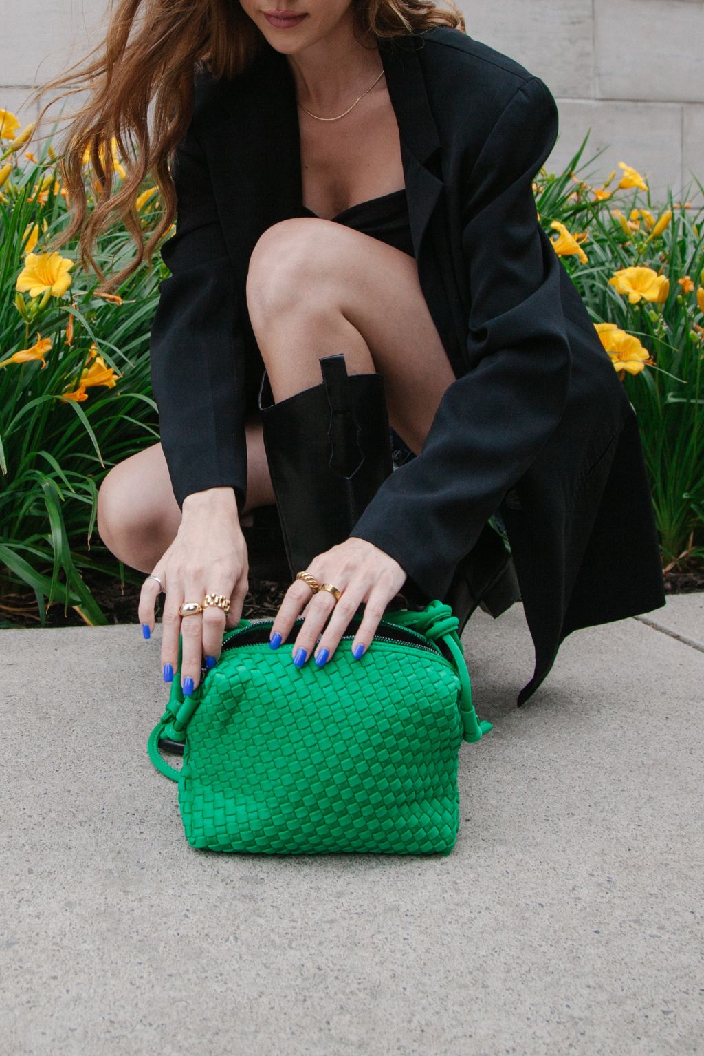Kelly Green Mini Crossbody