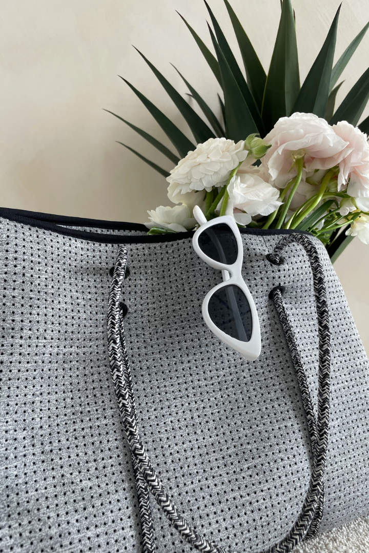 Baby Marle Grey Zipper Tote