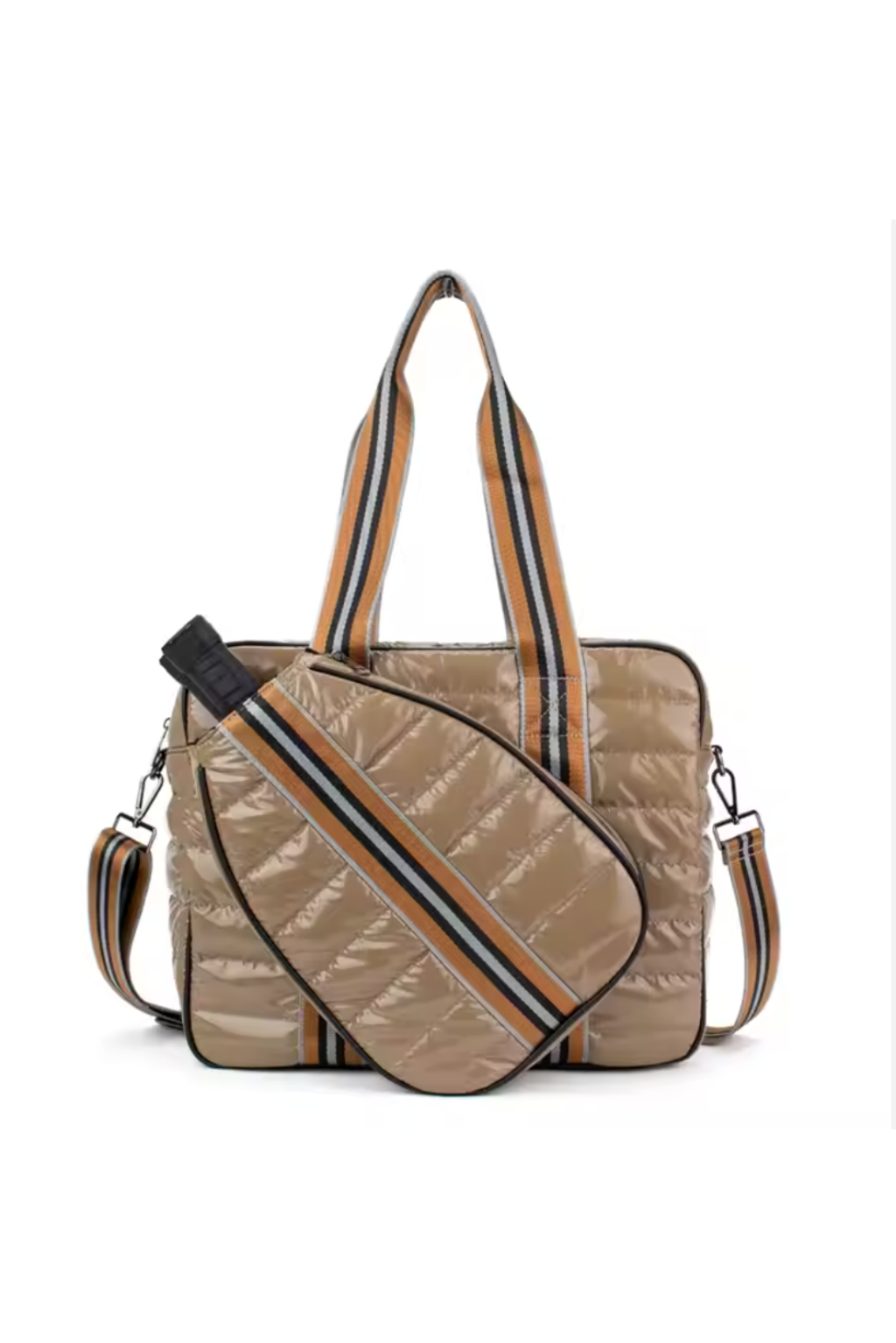 Pickleball Puffer Bag - Beige *pre order*