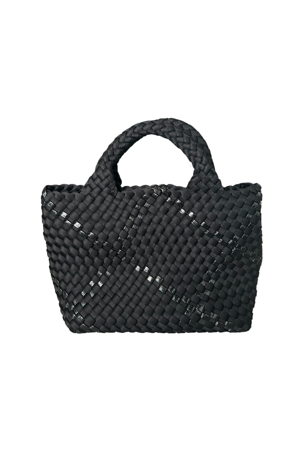 Small woven crossbody in Storm