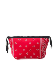 Bandana Cosmetic Bag in Red
