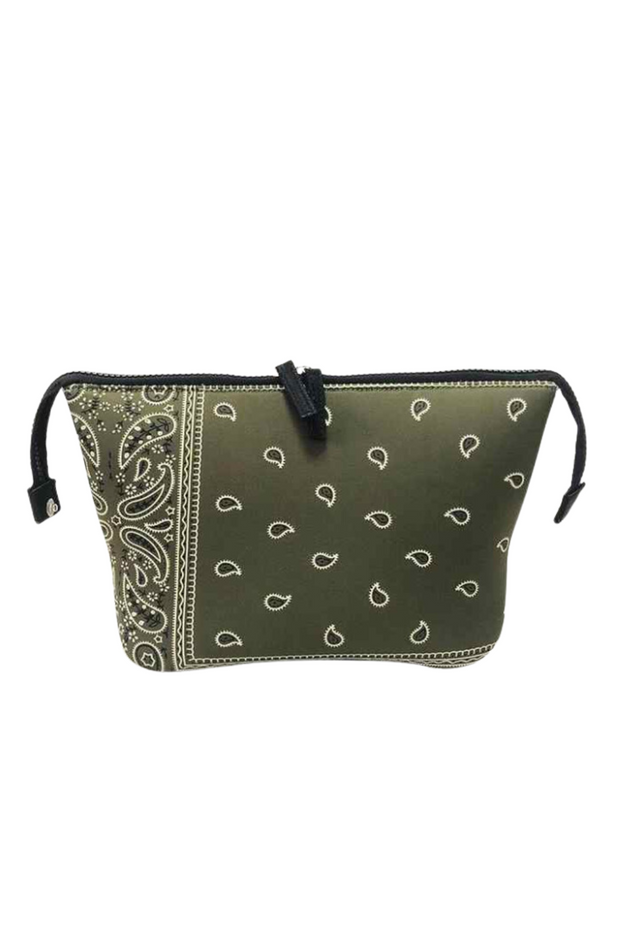 Bandana Cosmetic Bag in Olive
