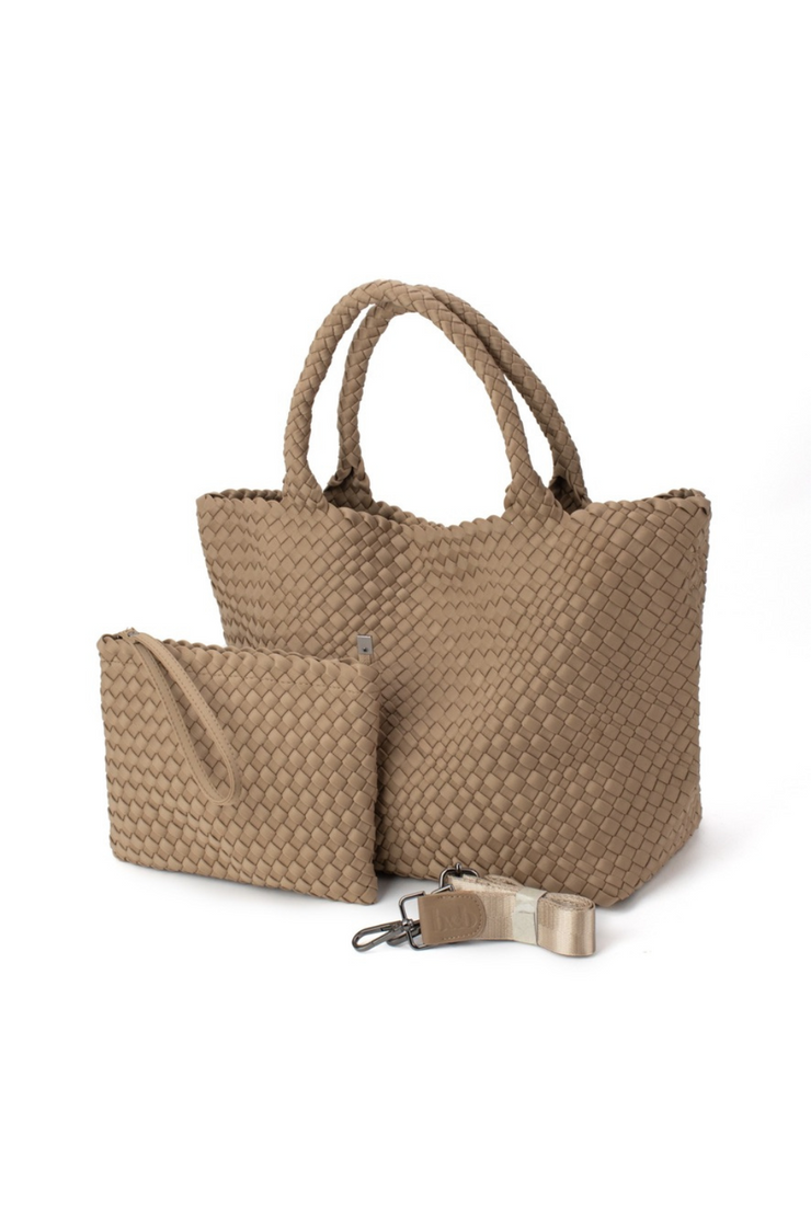 *NEW* Beige Woven Tote