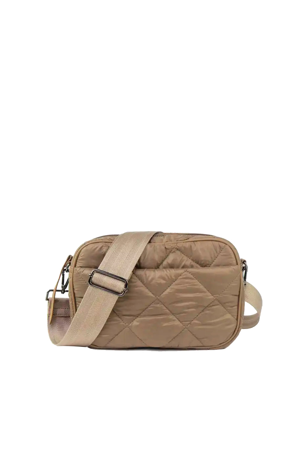 Quilted fabric crossbody bag best sale