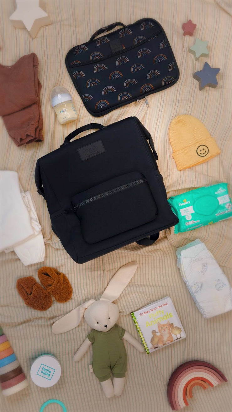 Diaper Backpack & Change Pad Bundle